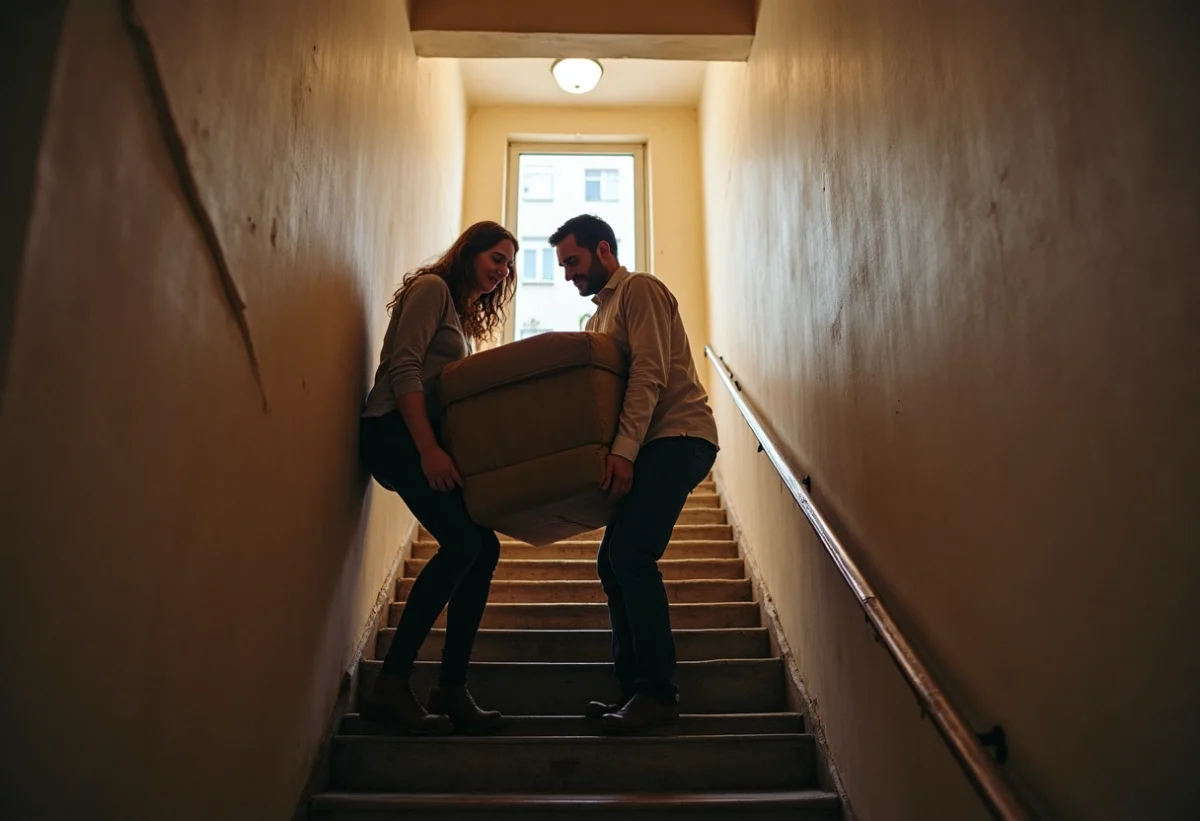 demenagement immeuble sans ascenseur